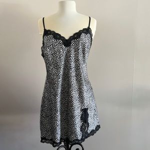 2/$25 Victoria’s Secret black and white cheetah print slip dress